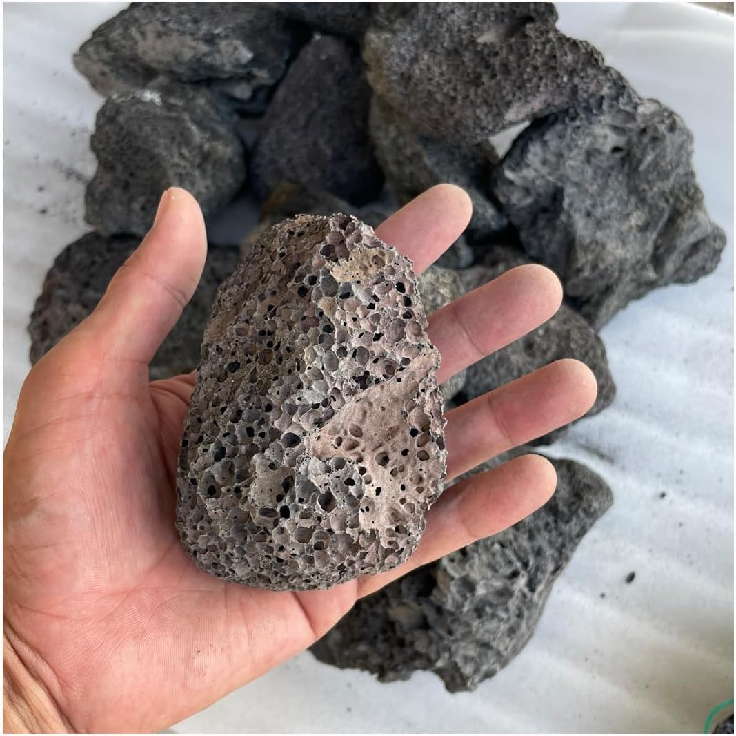 Amazon | 火山岩 溶岩石 ボルカブラック 10kg アクアリウム ロック